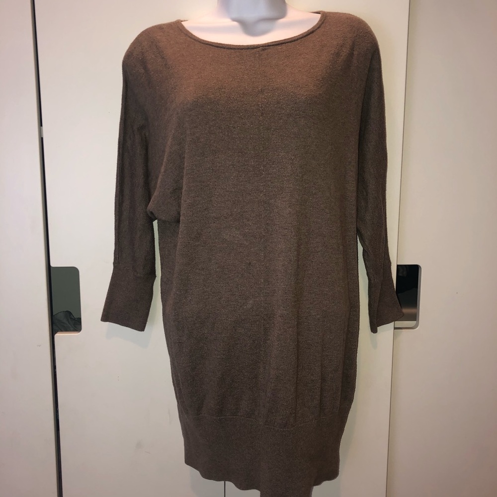 Old Navy M brown tunic sweater/ dress